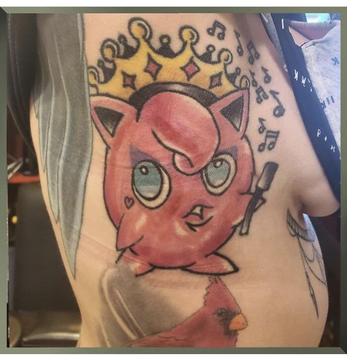 From A Local Tattoo Shop. What’s Happening With The Mouth??