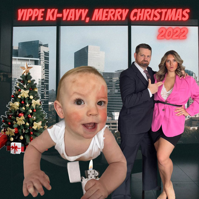 Merry Christmas From The McMasters. Our Most Controversial Card To Date