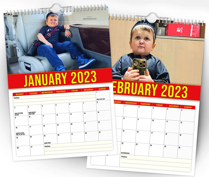 Hasbulla 2023 Calendar
