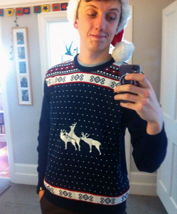 I Don't Think My Mum Paid Attention To The Jumper She Got Me For Christmas