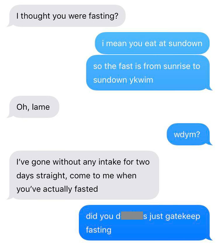 Apparently, You’re Not Actually Fasting Unless You Haven’t Eaten In Two Days