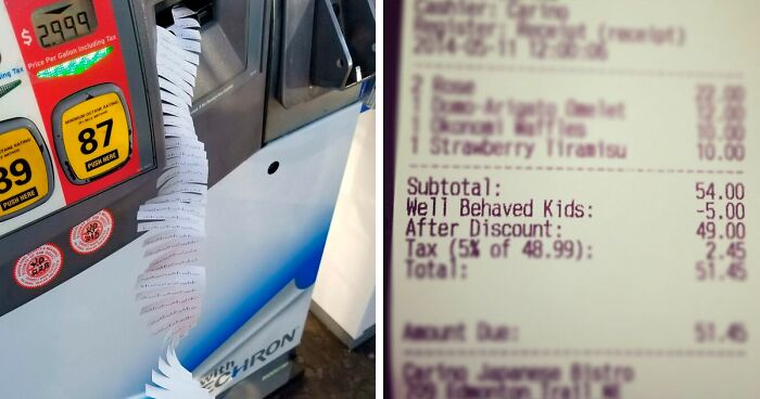 People Share 50 Times They Found A Hidden Message Or Something Funny On A Receipt