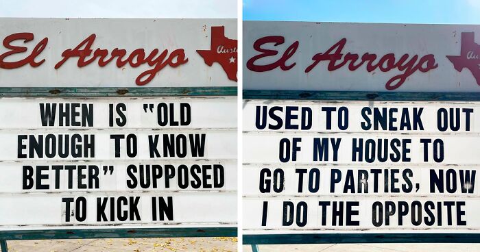 This Restaurant Is Famous For Its Quirky Marquee Signs, And Here Are 110 Of Its Best Ones (New Pics)