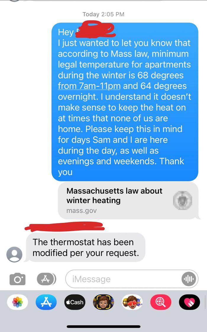 If You Have A Landlord That Sets The Temp To 60 Then Locks Up The Thermostat- Let Them Know You’ve Looked Up The Minimum Temperature Settings In Your State