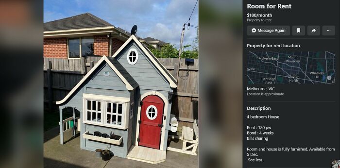 My Rentoids Had Better Step Up To The Melbourne Property Market. $180/Week For One Bedroom. Bills Not Included!! Will Have 2 Other Housemates. Super Close To The City (Only 20km!!) Car Park Included (Will Only Fit A Little Tikes Coupe)