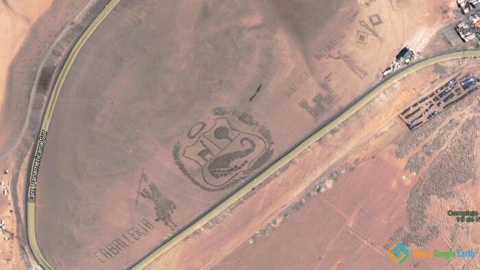 "Peruvian Desert Art". Location: Tacna, Peru