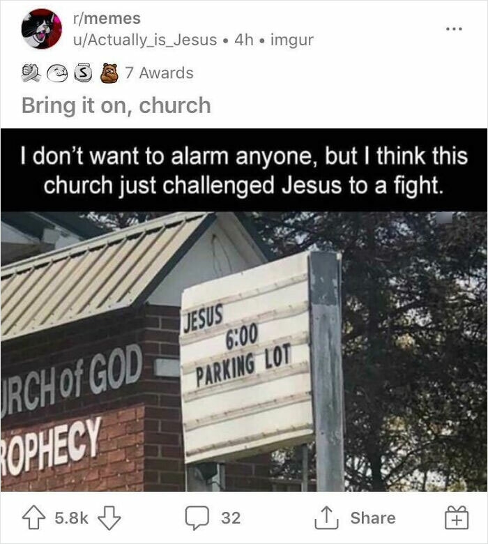 Church V Jesus Round 1 Commence Idk I Don’t Watch Boxing Or Wrestling