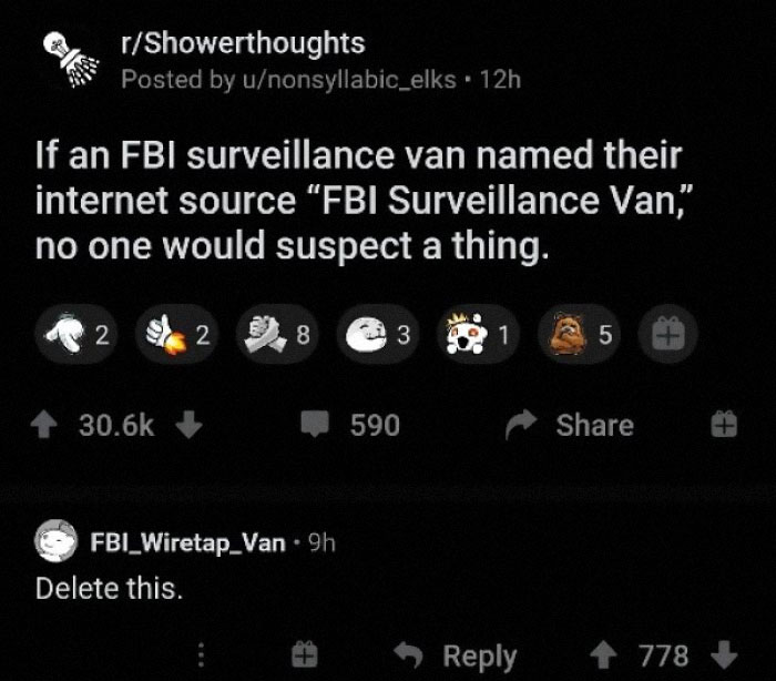 The FBI Is Onto Us