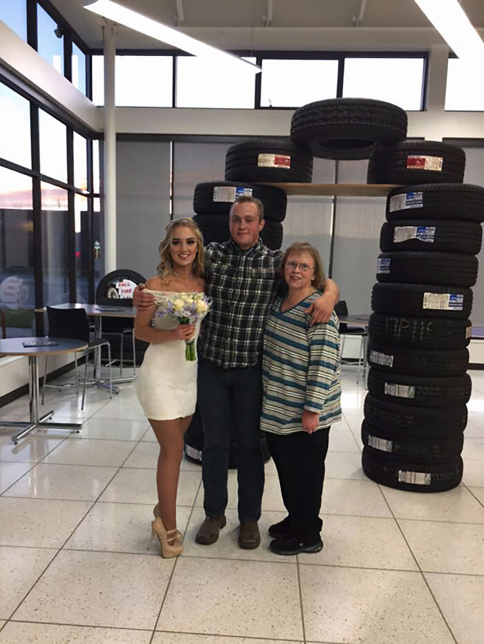 A Kid From My High School Got Married In A Discount Tire