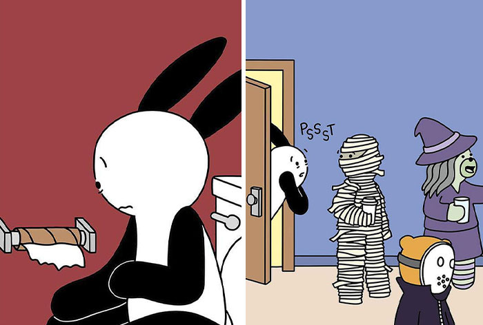 30 Nuevos cómics tan divertidos como tristes y retorcidos a la vez, creados por Buni