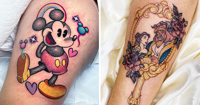 40 Unique And Cool “Glitter Tattoos”