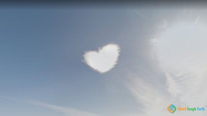 "The Sky Sends Its Love". Location: Kamchatka Krai, Russia