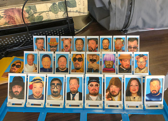 I Made A Playable Guess Who For A White Elephant Gift Exchange