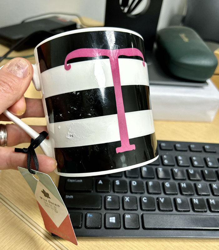 This Is My Christmas Present From My Boss. I'm A 41-Year-Old Man, And Neither My First Nor Last Names Start With A Letter T