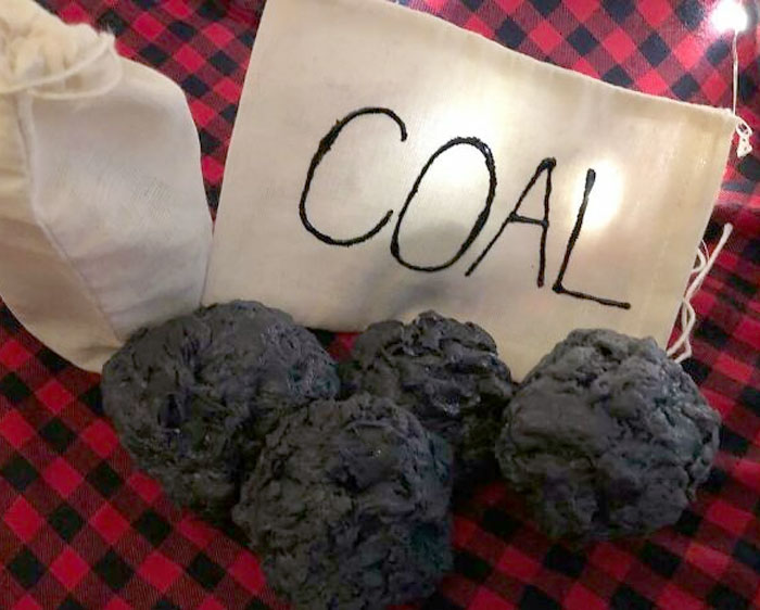 Do You Have Any People On Your List That May Have Been "Naughty" This Year? Great Gag Gift Idea - "Lumps Of Coal" Soap In A Sack