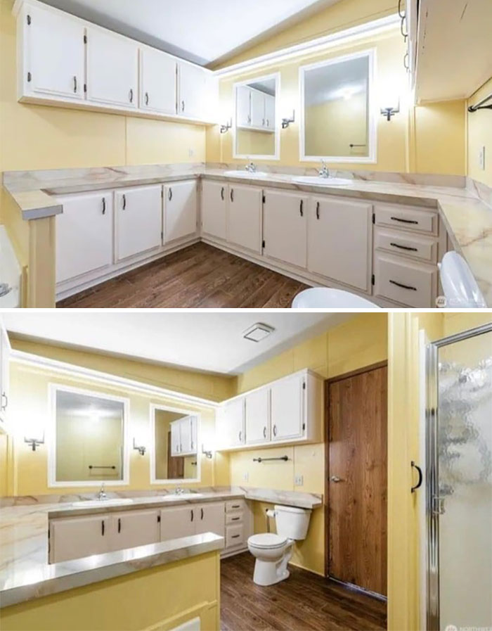 I’ve Never Seen So Many Damn Cabinets In A Bathroom Before