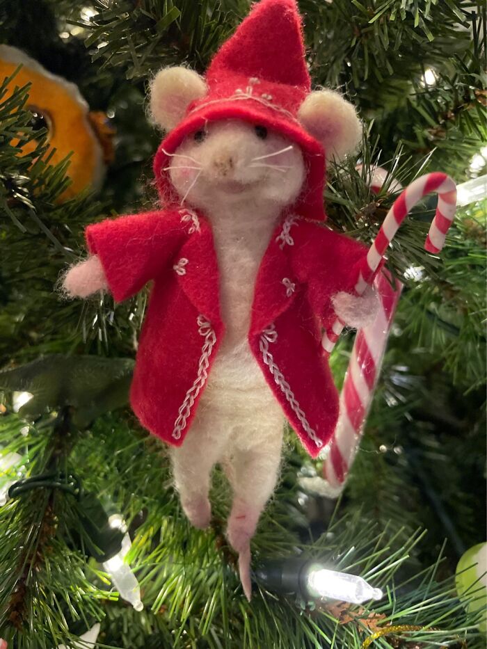Felted Chrissmouse