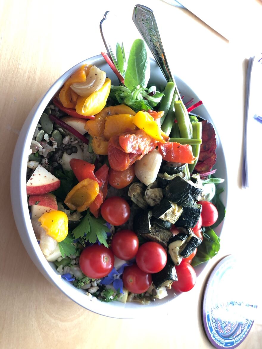 This Is My “All The Plants” Lunch Salad