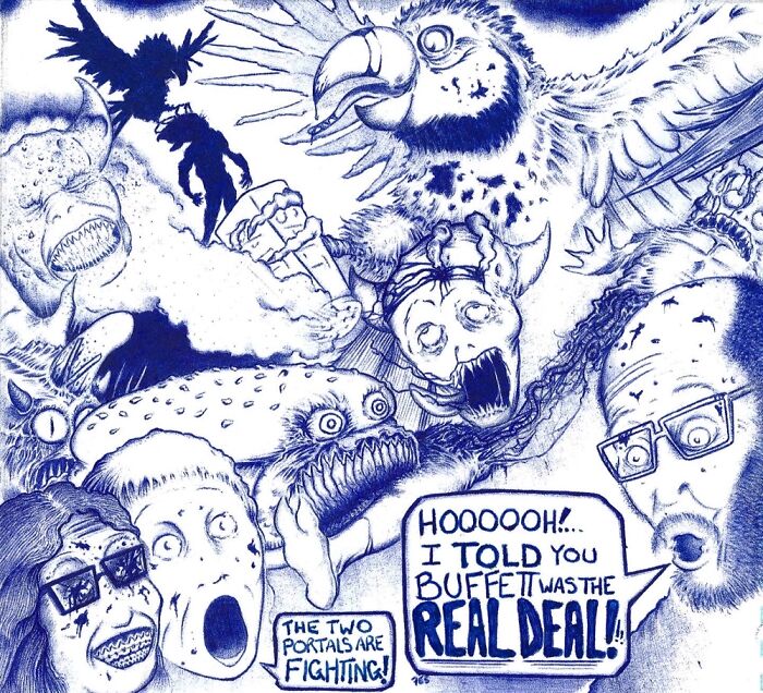 Blue Ink Trauma:metal-Dad. Blue Ink Trauma:metal-Dad.