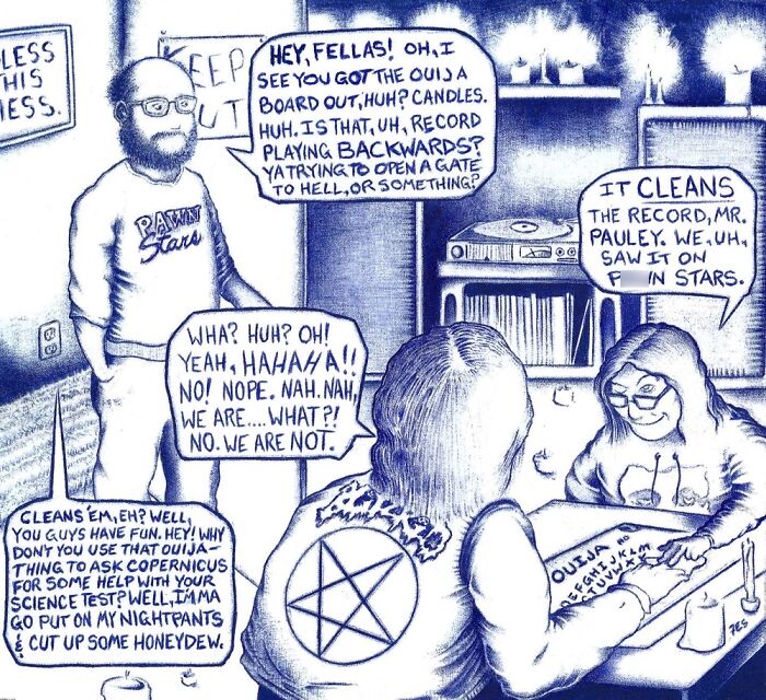 Blue Ink Trauma:metal-Dad. Blue Ink Trauma:metal-Dad.