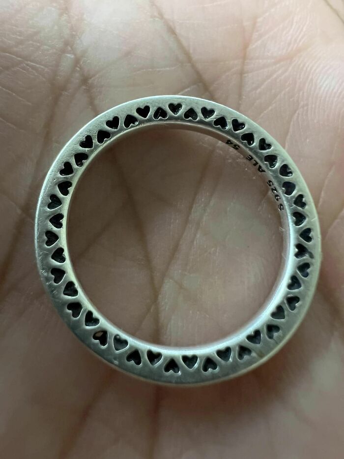 This Ring. I Wanted Something Plain But Cute Since I Was A Nursing Student But Never Considered How Impossible It Is To Get Dry Lotion And Gunk Out Of The Hearts