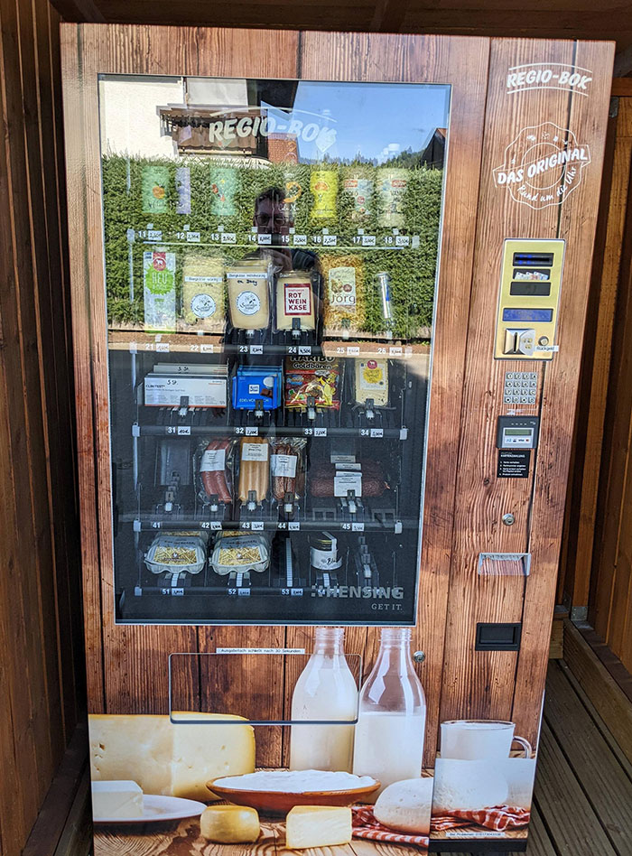 I Found A Vending Machine In The Alps Stocked With Sausage, Cheese And Covid Tests