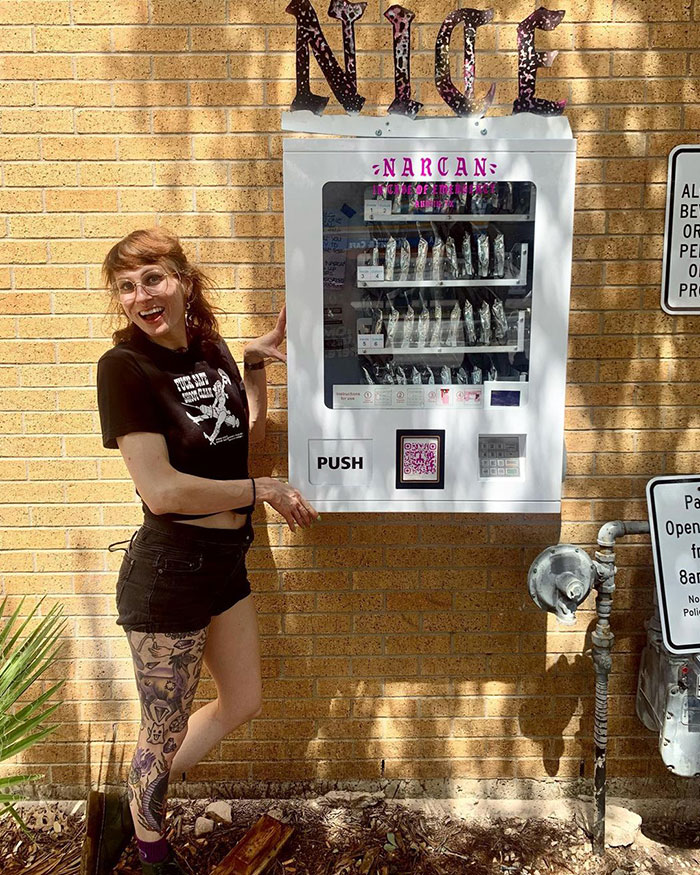 First Narcan Vending Machine In Austin At 4430 Menchaca