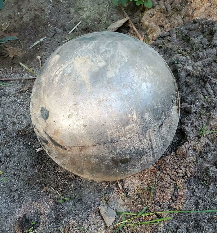What Is This Metal Sphere I Found In The Woods?