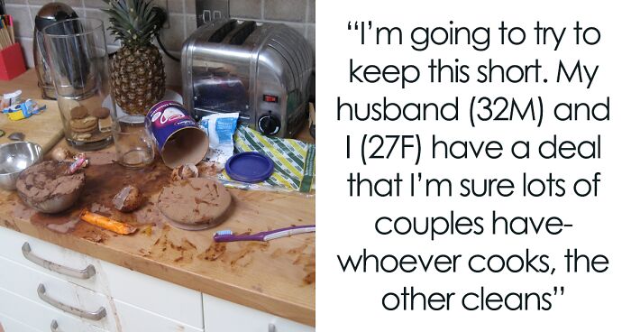 Husband Thinks His Wife’s Being Unreasonable When She Blames Him For The Mess In The Kitchen, She Then Shows Him The Proof