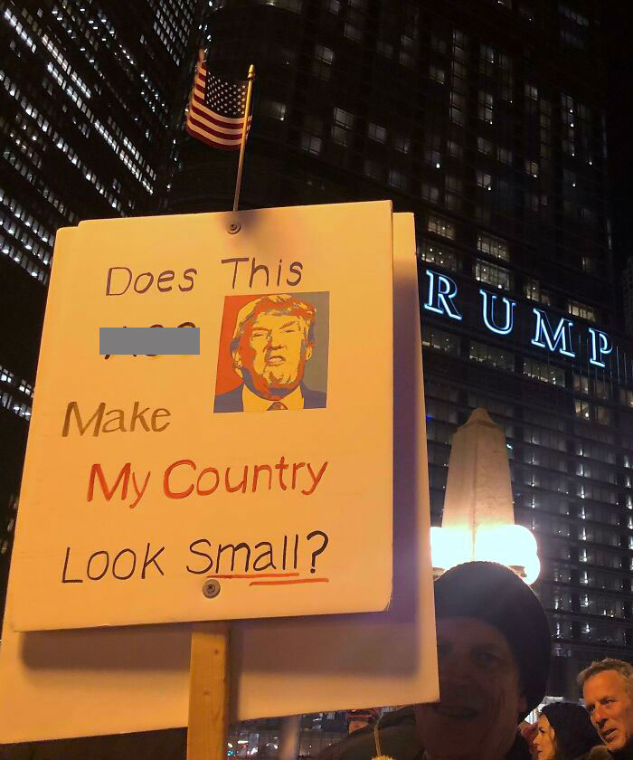 Favorite Sign From Last Night's Protest
