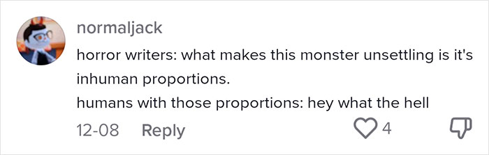 “Are We Really That Scary To Y’all?”: Person With Marfan Syndrome Goes Viral With 1M Views For Calling Out Horror Writers’ Choice In Monster Design “Are We Really That Scary To Y’all?”: Person With Marfan Syndrome Goes Viral With 1M Views For Calling Out Horror Writers’ Choice In Monster Design