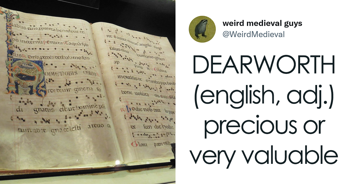 People Are Amused By These 23 Very Medieval Words That Either Sound Funny, Or They Mean Oddly Specific Things - Vimarsana News