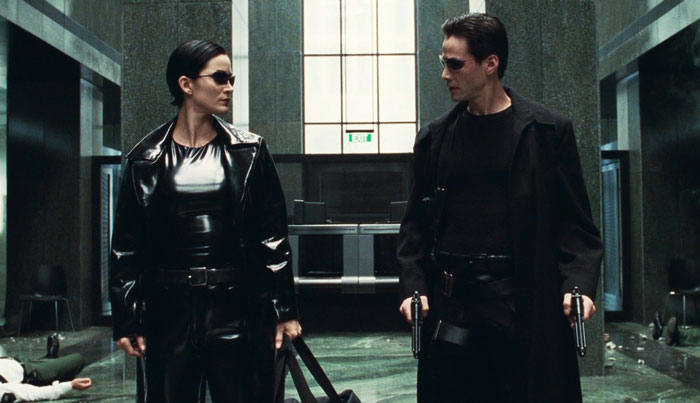 Keanu Reeves And Carrie-Anne Moss (The Matrix)