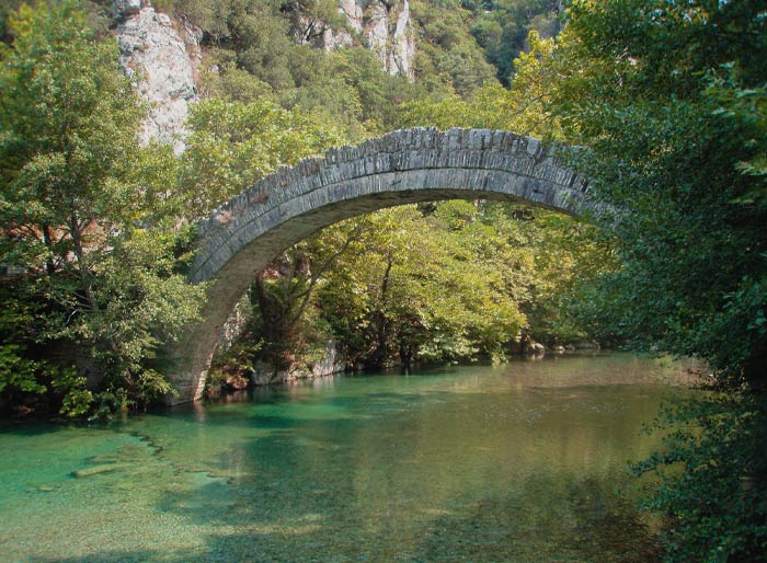 Klidonia Stone Arch Bridge, Greece