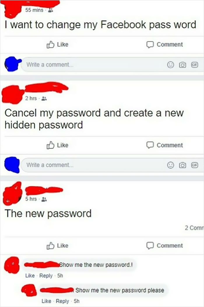 Create New Hidden Password