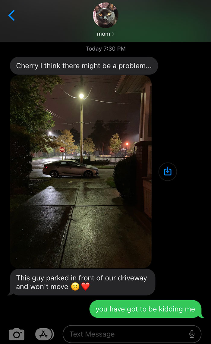 A Jerk Blocked My Mom's Driveway, So She Can’t Pick Me Up From A Football Game