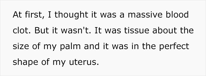 “Something Came Out Of Me”: Woman Warns Others About A Possible Yet Not Widely Known Menstrual Experience “Something Came Out Of Me”: Woman Warns Others About A Possible Yet Not Widely Known Menstrual Experience