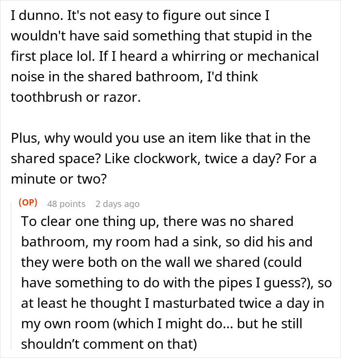Fed up with inappropriate jokes from female roommate, decides to teach her a comedy lesson