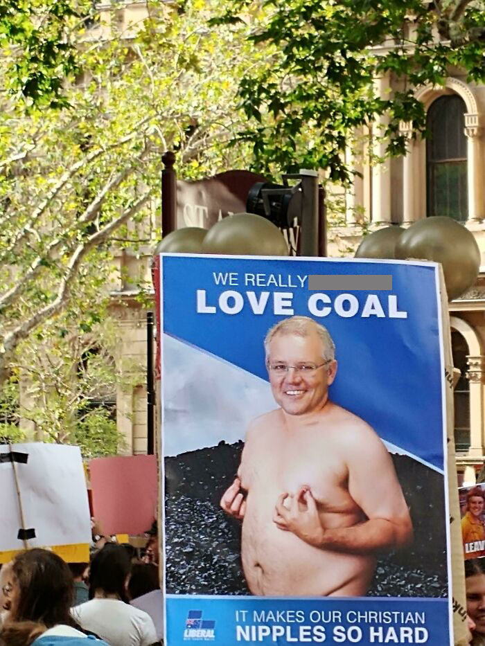 Best Protest Sign Goes To This Bloke