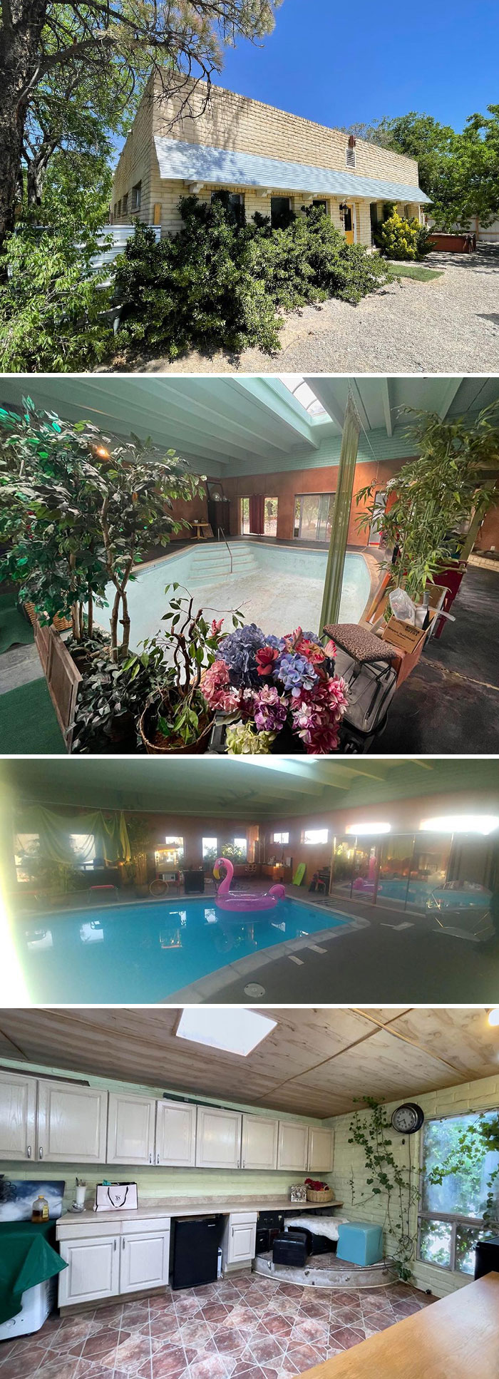 This One Bedroom, One Bathroom House In Rio Rancho Nm Is All Pool