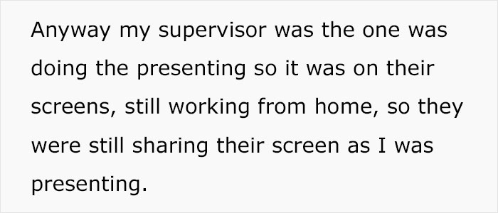 Woman Sees Supervisor Write Mean Things About Her Presentation On A Call, Calls Them Out Woman Sees Supervisor Write Mean Things About Her Presentation On A Call, Calls Them Out