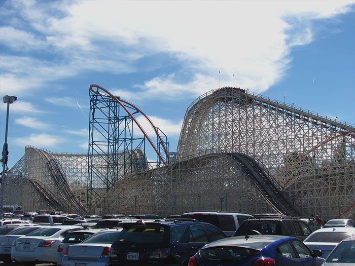 Colossus Ride At Six Flags Magic Mountain, United States