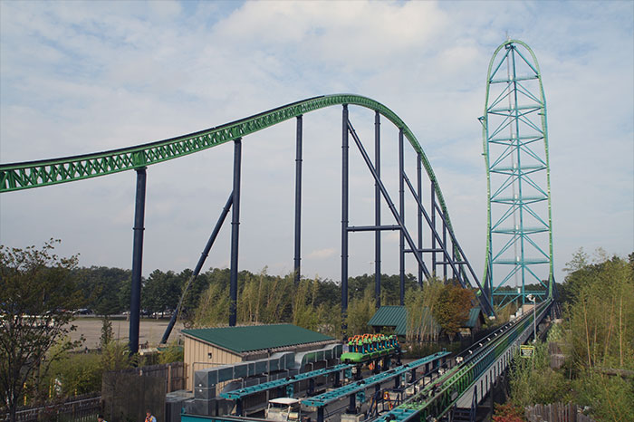 Highest roller coaster in the world: Kingda Ka