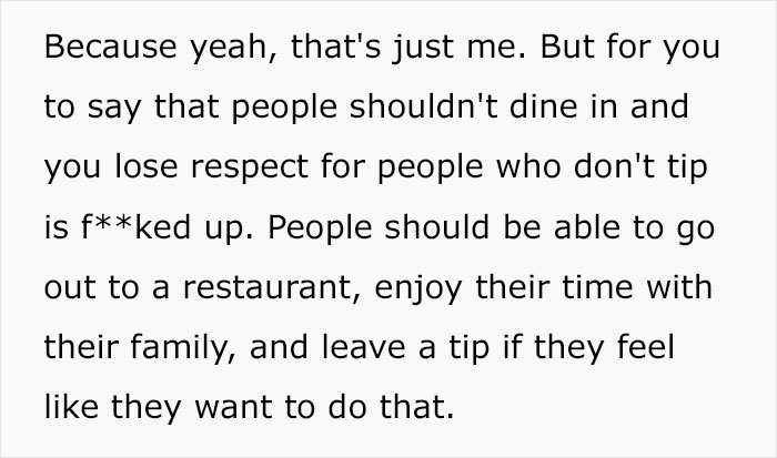 Guy Is Sick And Tired Of Servers Who Keep Slamming Non-Tipping Customers, Gives Them A Reality Check Guy Is Sick And Tired Of Servers Who Keep Slamming Non-Tipping Customers, Gives Them A Reality Check