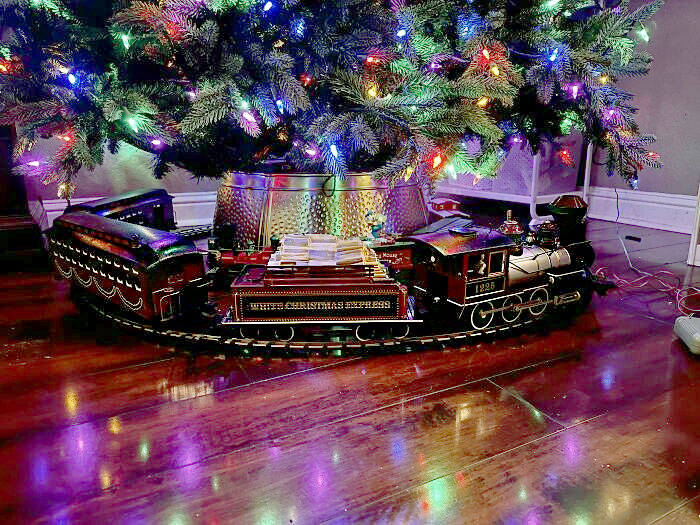 Today My Wife Surprised Me With This Used Bachmann G Scale Christmas Train That She Bought Back In May. I Don’t Remember The Last Time I Felt This Happy To Get A Gift