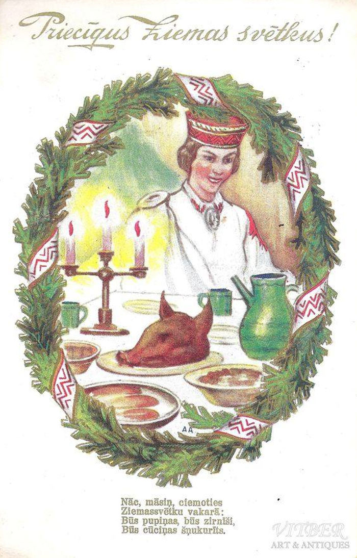 Latvians Traditionally Have Their Christmas Dinner On The 24th