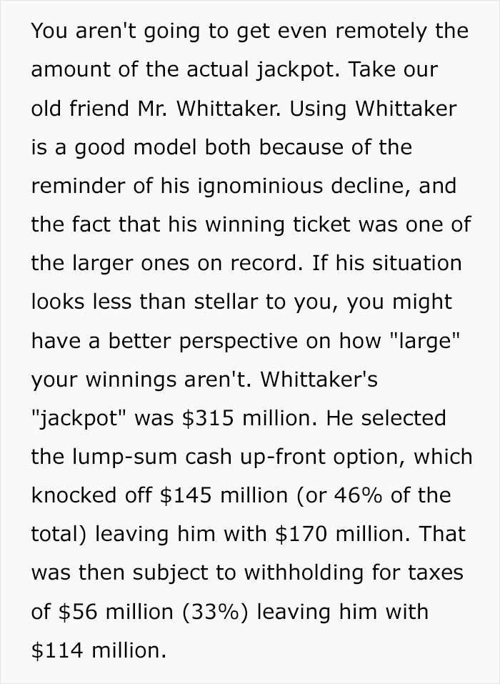 The Dark Side Of Winning The Lottery: Person Shares Examples Of How Winning Big Can Ruin Your Life The Dark Side Of Winning The Lottery: Person Shares Examples Of How Winning Big Can Ruin Your Life