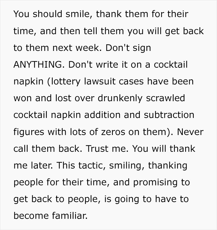 The Dark Side Of Winning The Lottery: Person Shares Examples Of How Winning Big Can Ruin Your Life The Dark Side Of Winning The Lottery: Person Shares Examples Of How Winning Big Can Ruin Your Life