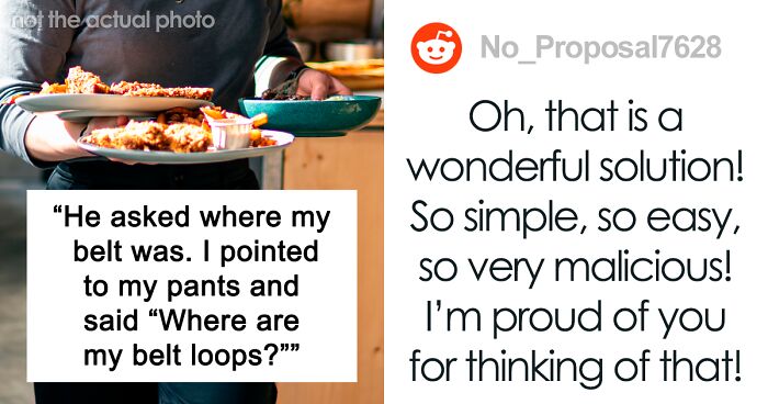 Restaurant Employee Alters Uniform To Comply With The Dress Code And Teach Her Misogynistic Manager A Lesson