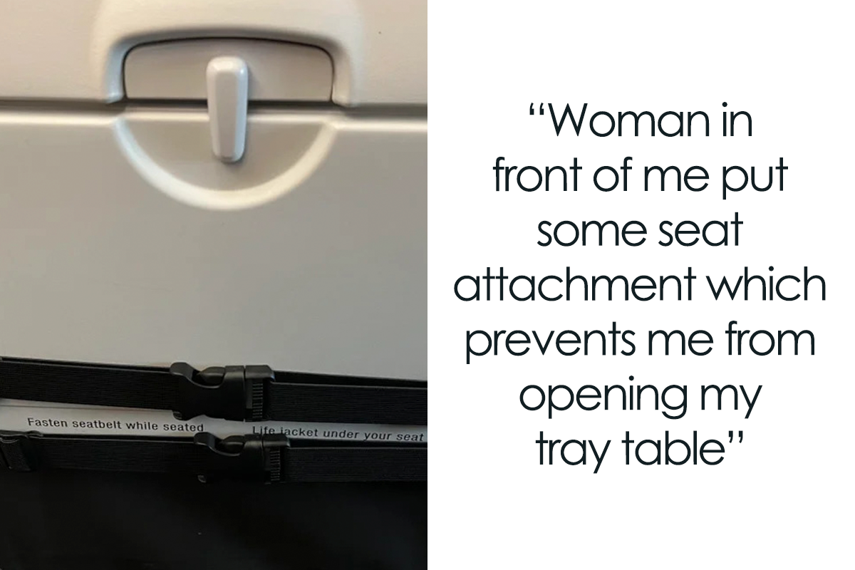 I'm Never Traveling Without This Airplane Tray Table Cover Again